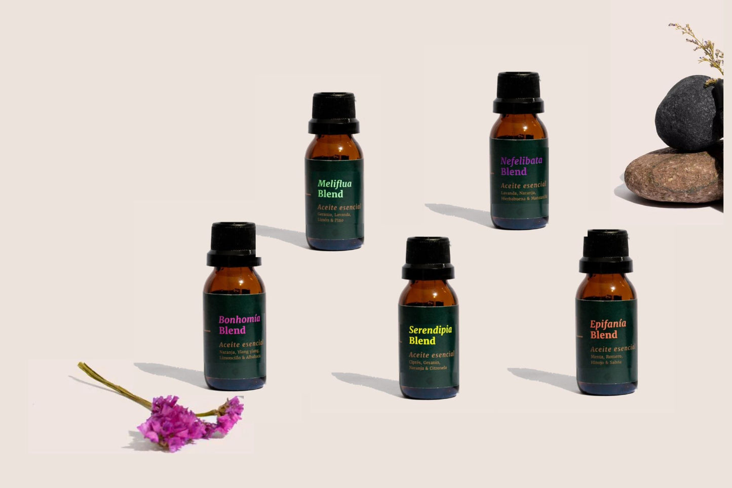 Essential Oil Blend: All Essence - 5 Blends Kit 5ml