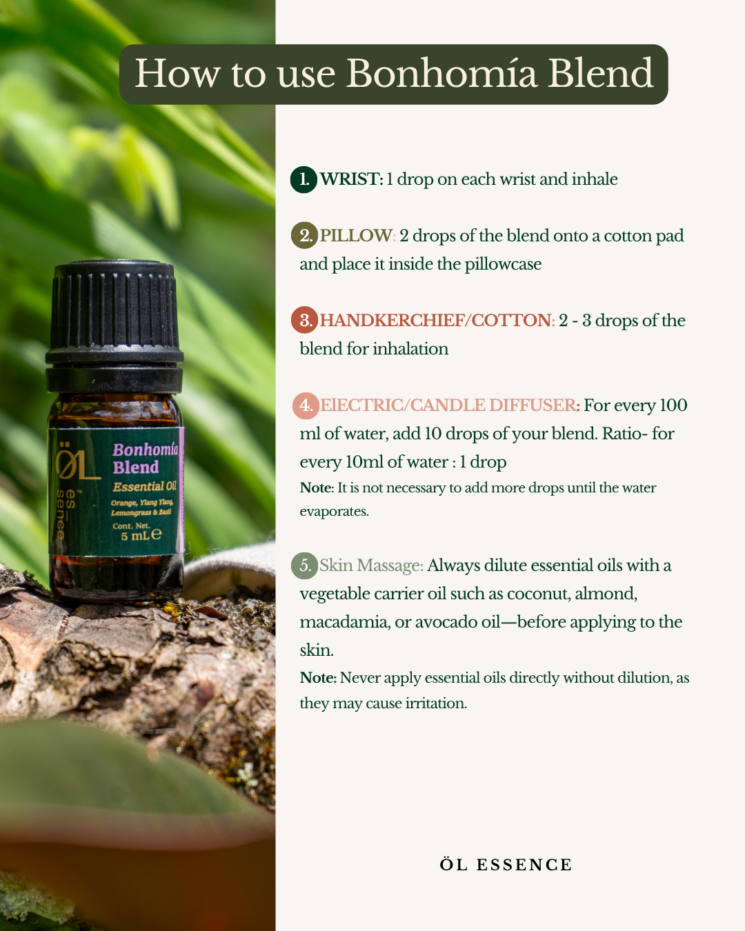Bonhomía Essential Oil Blend - Harmony! (5 ml)