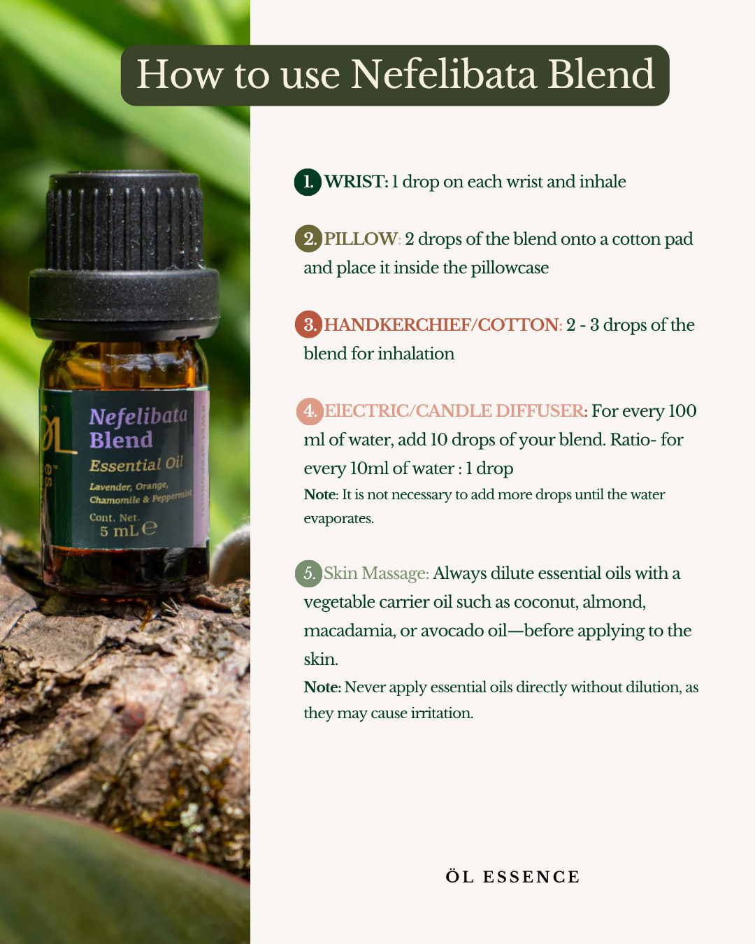 Nefelibata Essential Oil Blend - Relax and Sleep! (5 ml)