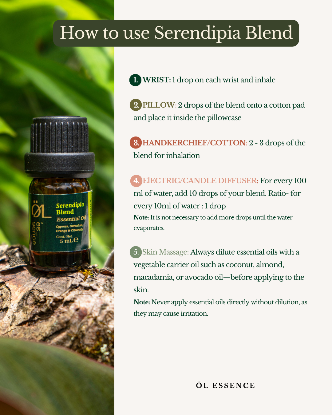 Essential Oil Blend: Serendipia - Uplift! (5ml)